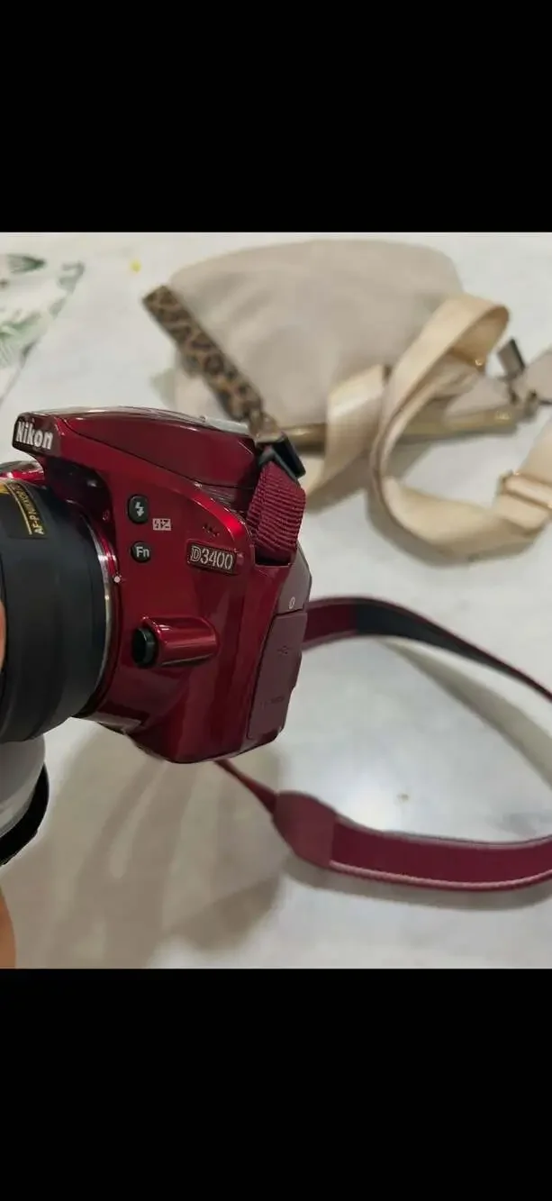Nikon slr camera 18-55mm lens kit D3400 + lens 70-300mm lens